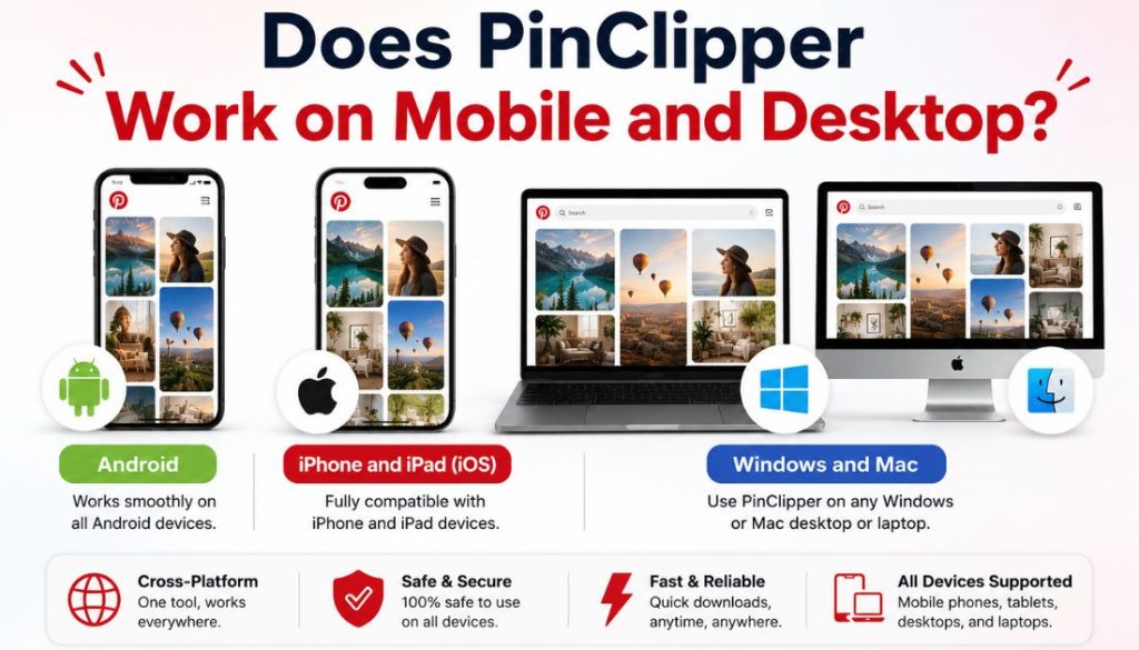 Does PinClipper Work on Mobile and Desktop?