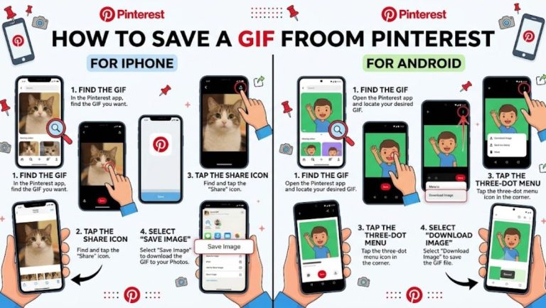 How to Save a GIF from Pinterest to iPhone or Android (2026 Guide)